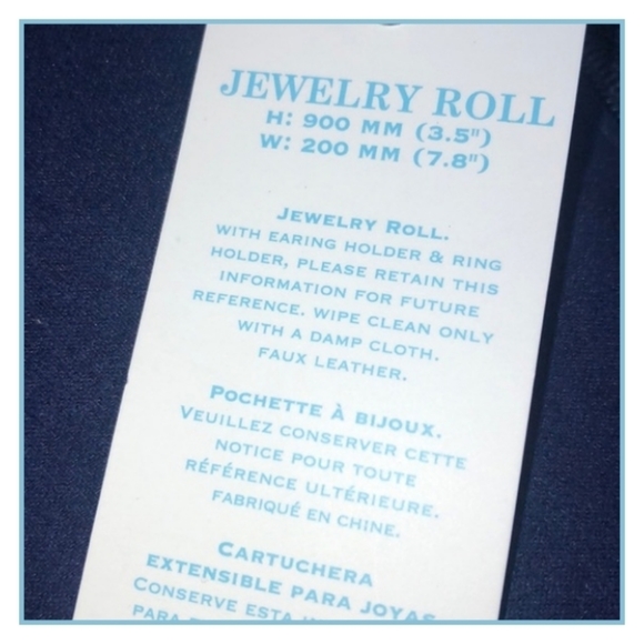 Draper James Blue Floral Travel Jewelry Ro… - Picture 5 of 11